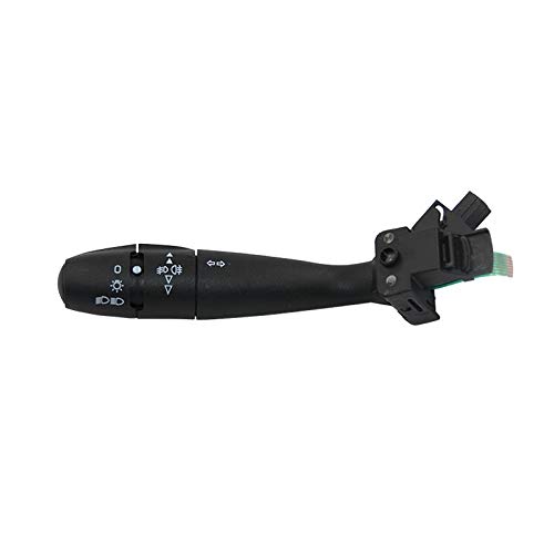 Lenkstockschalter Blinkerschalter, 96477533XT 96608841XT Auto Blinker Schalter Lenksäule Hupe Auto for Den Einsatz Mit 1007 206 207 307 406 407 807(No Function) von Crepundia