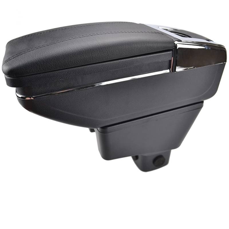 Mittelkonsole Armlehne Staufach, Armlehne passend Passend für Suzuki Sx4 2007–2013 Center Center Console Storage Box Armlehne drehbar(Black thread) von Crepundia