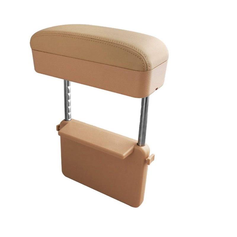 Mittelkonsole Armlehne Staufach, Armlehnenbox fürs Auto, Ellenbogenstütze, universeller Organizer Passend für Autositzlücken, Armlehnenbox, passend Passend für Autozubehör, Armlehnenkissen(Beige Type von Crepundia