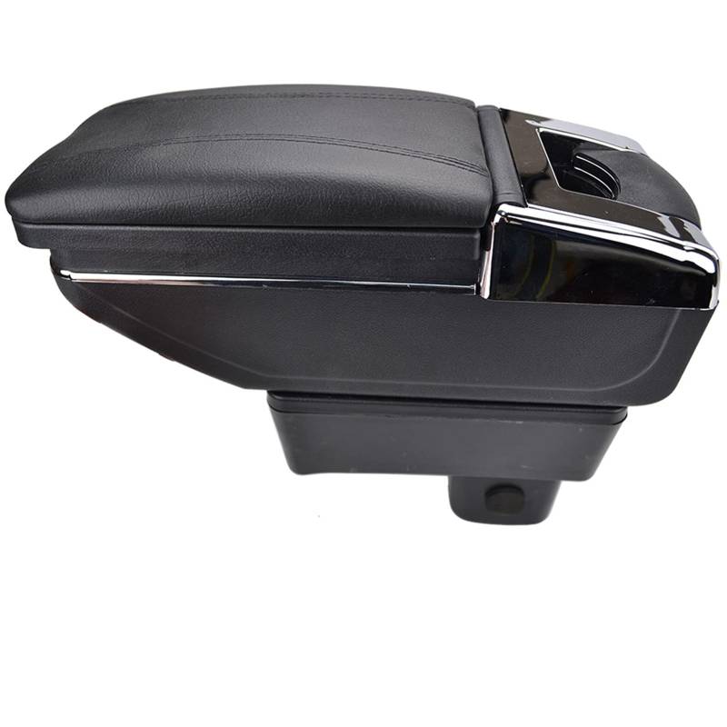 Mittelkonsole Armlehne Staufach, Center Center Console Storage Box Fit Verwenden Passend für Suzuki Swift 2005-2020 Armlehne Arm Rest Drehbare(Black thread) von Crepundia
