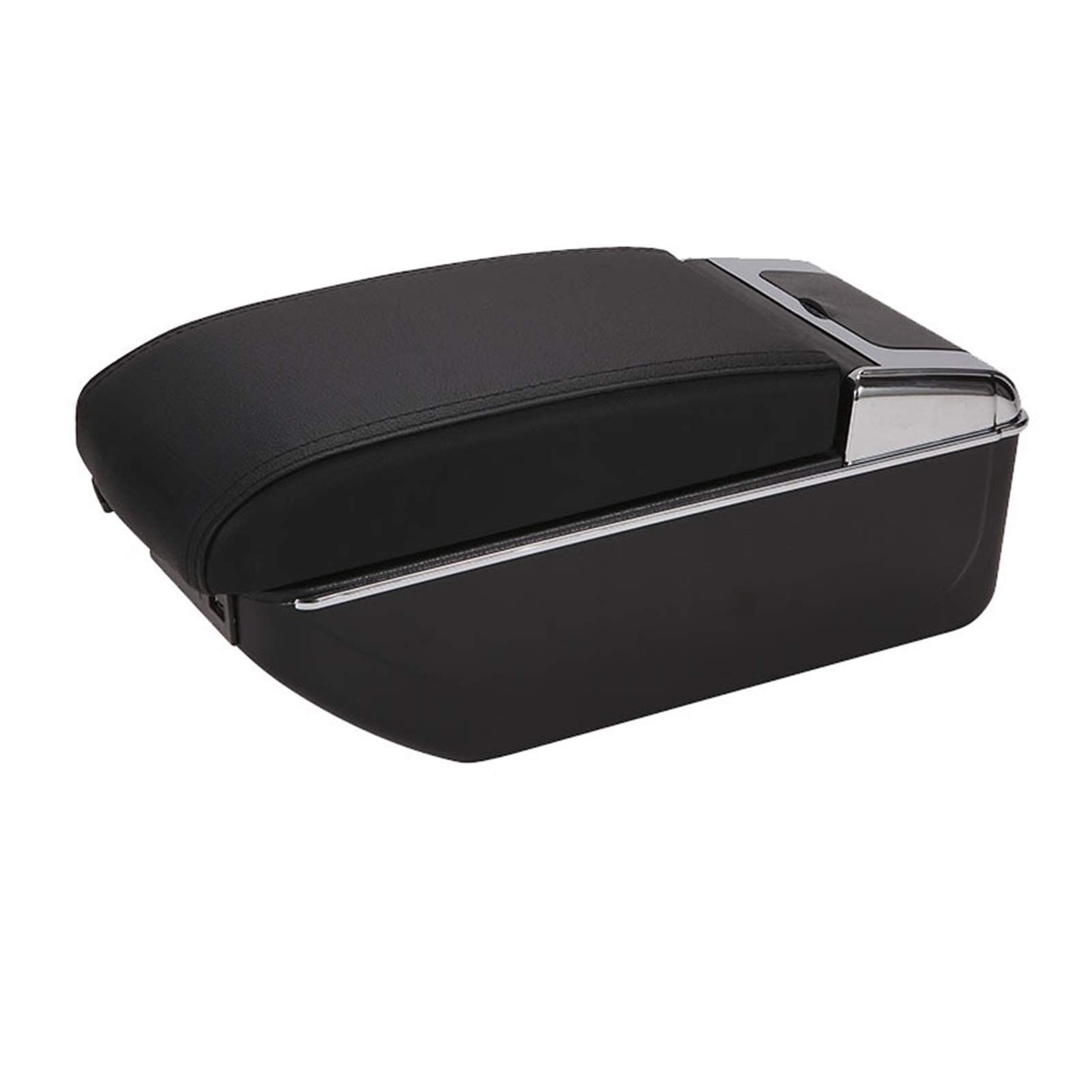 Mittelkonsole Armlehne Staufach, Passend Passend für Peugeot Partner Tepee, Armlehnen-Aufbewahrungsbox, Autozubehör, Ladefunktion.(A2 Black black 7USB) von Crepundia