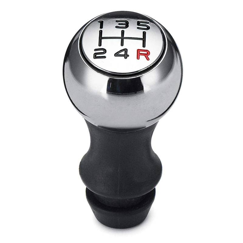 Schalthebel Knäufe,Schaltknopf Gear Shift Knob 5 Geschwindigkeit Auto MT Schaltknauf Hebel Schalthebel Griff Stock for Peugeot 206 306 406 106 107 207 307 407 301 308 2008 3008 C2 C3 C4(Red R) von Crepundia
