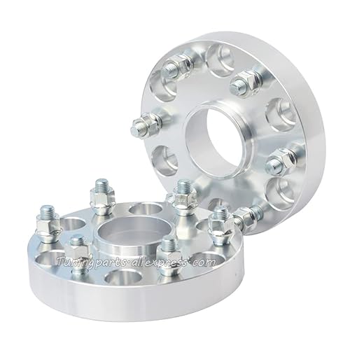 Spurverbreiterung Pro-Spacer System, 2 stücke | Pcd. 6x139.7 6x5.5 | Cb 67.1mm | Dick 30. Menkt Auto-Rad-Spacer-Adapter Passend für Mitsubishi L200, Pajero, Triton, Strada, Montero von Crepundia