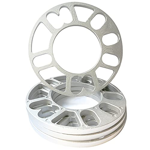 Spurverbreiterung Pro-Spacer System, Universal 2 stücke 4x100 4x108 4x114.3 5x100 5x105 5x108 5x112 5x114.3 5x120 Aluminium-Auto-Rad-Spacer ET. Einstellscheiben anpassen(10mm) von Crepundia