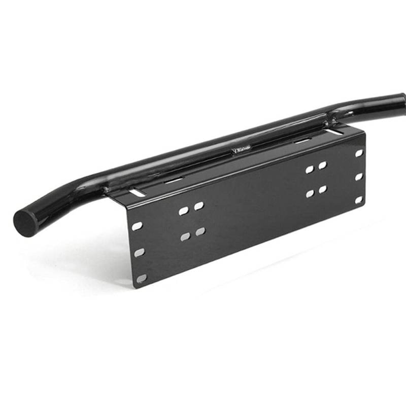 Universal Kennzeichenhalter Auto, Universal Bull Bar Front Stoßfänger Kennzeichen Log Light Mount Halterung SUV Lampenhalter Off Road Light Bar Aluminium von Crepundia