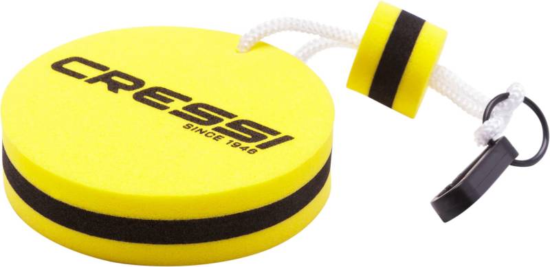 Cressi Schwimmender Unisex-Schlüsselanhänger, Gelb, Einheitsgröße von Cressi