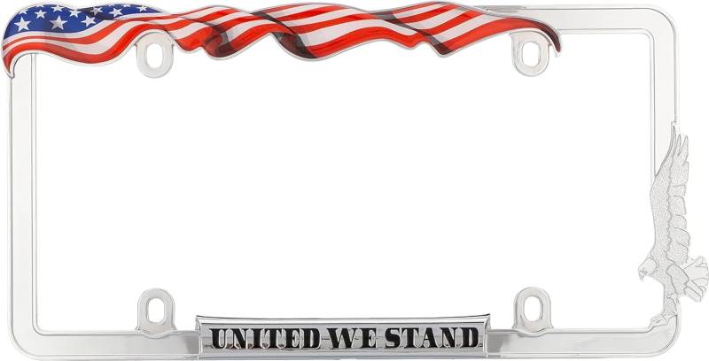 Cruiser Accessories 31030 United We Stand Kennzeichenrahmen Chrom von Cruiser Accessories