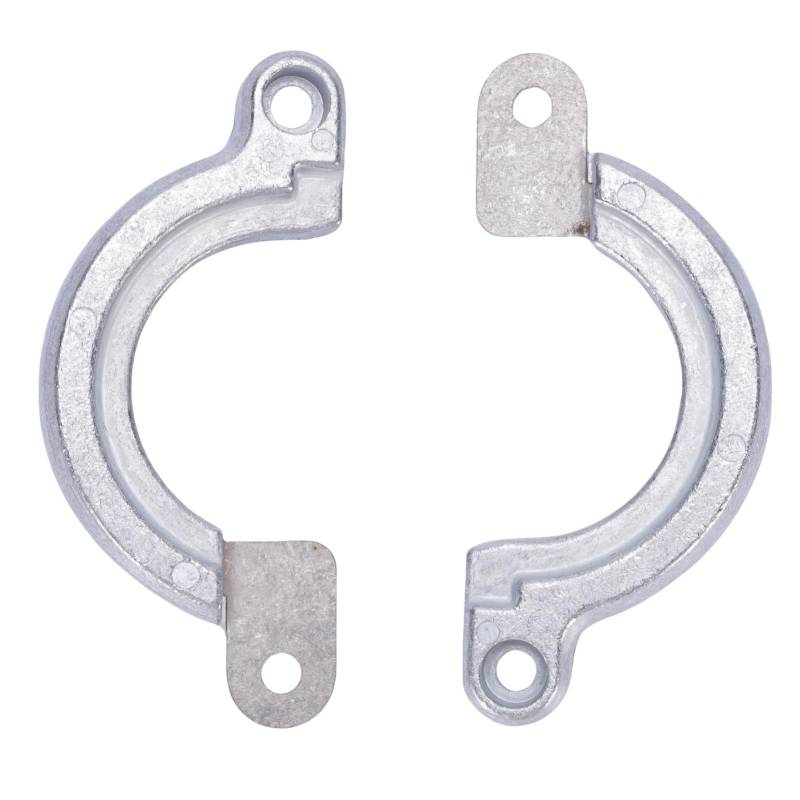 Zink Geteilte Kragenanode, 2pcs Split Ring Zink Anode Ersetzt Ersatz für SD20 SD25 SD30 SD31 SD40 SD50 SD60 SAIL -Antrieb von Cryfokt