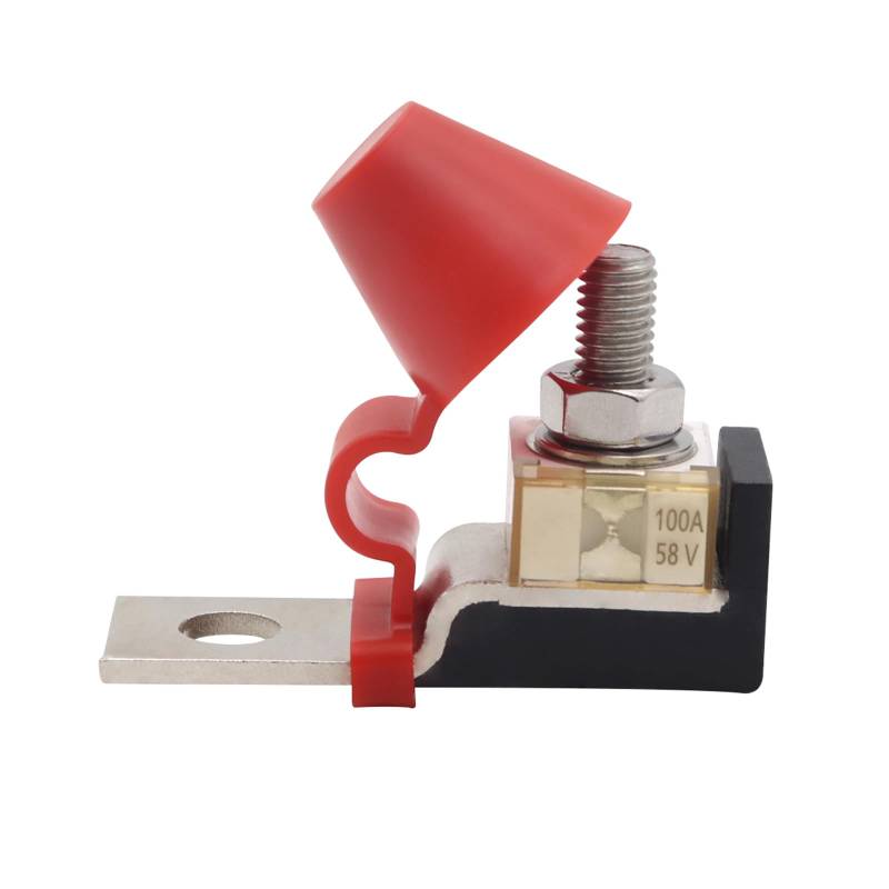 Csnbfiop MRBF Klemmen Sicherungsblock Einzelner Bolzen 5/16'' Kompakt Für Marinezwecke Ausgelegte Batteriesicherung Mit Hoher Amperezahl Maximal 58 VDC Wasserdicht von Csnbfiop