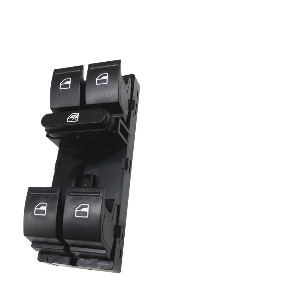 Auto Fensterheber Schalter 5ND959857 Power Fenster Master Switch Control Taste Für VW Für Jetta Für Tiguan Für Golf Für GTI Für Passat Für Sitz Fensterheber Schalter Taster(Chrome吧) von Cstearqp