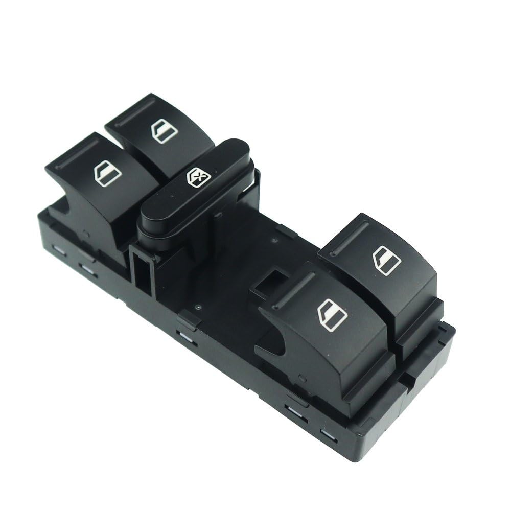 Auto Fensterheber Schalter Elektrischer Fensterheberschalter Für VW Für Jetta Für Golf Für MK5 Für MK6 Für GTI Rabbit Passat Tiguan Fensterheber Schalter Taster(A) von Cstearqp