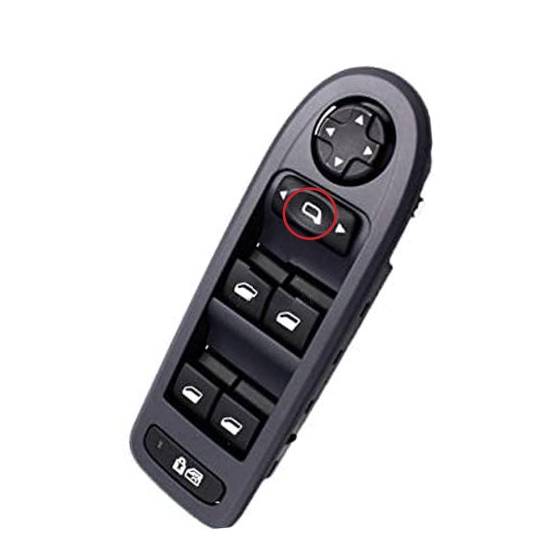 Auto Fensterheber Schalter Sorghum Fensterheber-Tastensteuerung Für 6490.QY Für 2008-2013 Für Peugeot Für 308 Für 508 2007-2013 Für Citroen Fensterheber Schalter Taster(FoldingB) von Cstearqp