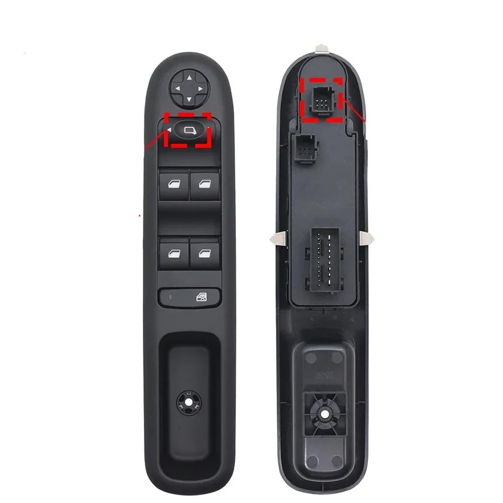 Auto Fensterheber Schalter Vorne Links Auto Master Fenster Schalter Für Peugeot Für 3008 Für 5008 Wagon 2009-2016 96650621ZD 96650620ZD Fensterheber Schalter Taster(Manual) von Cstearqp