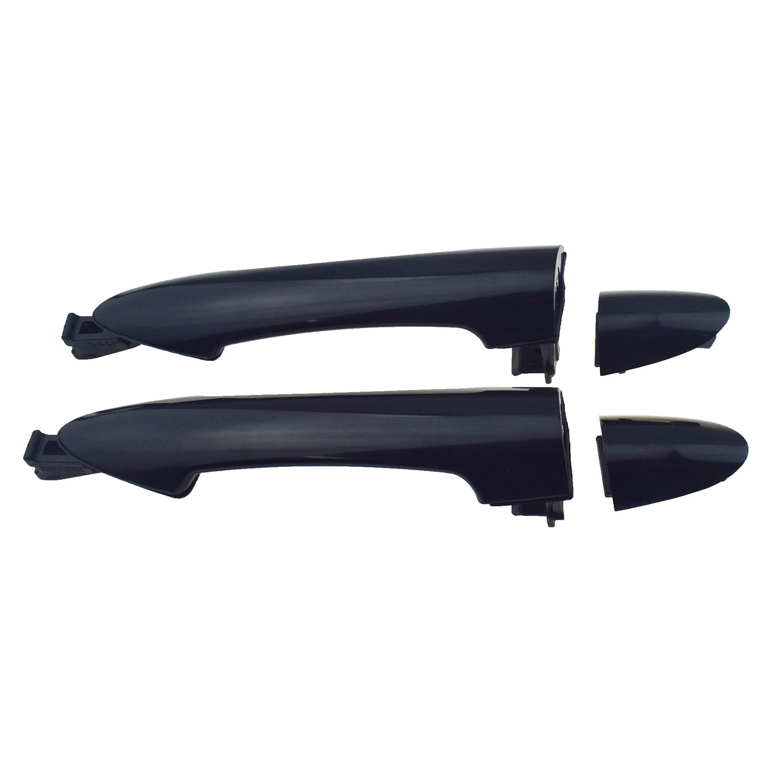 Autotürgriff Außen Vorne Schwarzer Außentürgriff Mit Kappe Für Kia Für Picanto 2011–2016 82651-1Y000 82661-1Y000 83651-1Y000 83661-1Y000 Außentürgriff Automotive(F) von Cstearqp