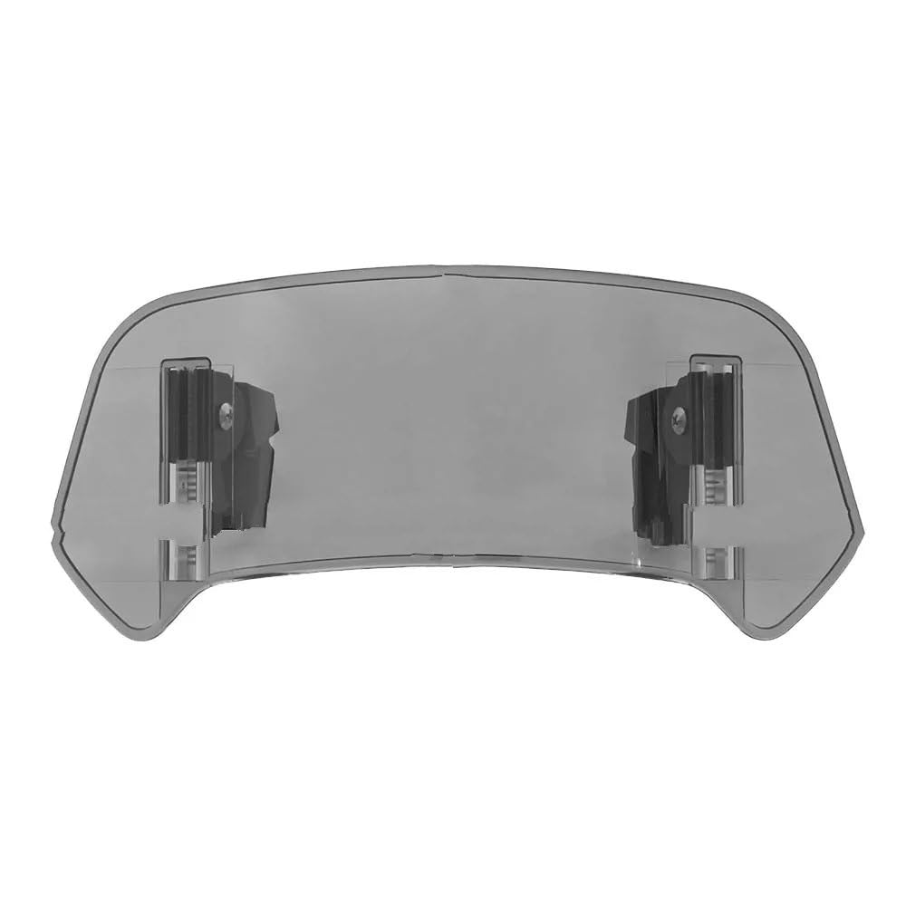 Motorrad Frontscheibe Für CBR Für 125R Für X-ADV750 Für NC750X Für Varadero Universal Motorrad Windschutzscheibenverlängerung Spoiler Clamp Deflektor Motorrad-Windschild(Small A) von Cstearqp