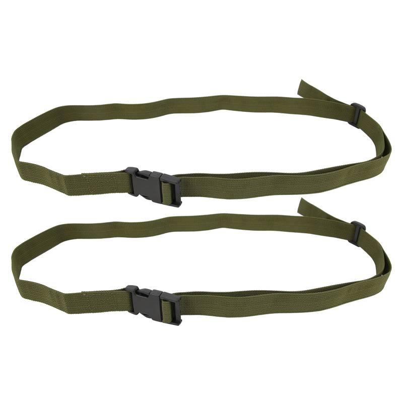 Culnflun 2 Stück verstellbare Riemen 150x2,5 cm Reisegepäck-Befestigungs gürtel mit Schnallen (Green) von Culnflun