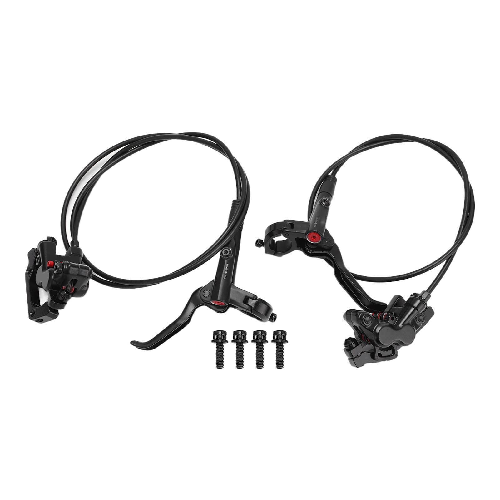 Culnflun M4 Fahrrad-Hydraulikscheibenbremse, 4-Kolben-Bremssattel Mt420, Bremse links hinten rechts vorne, Doppelbremsung, effiziente Übertragung für Mountainbikes, Culnflun M4 Fahrrad-Hydraulikscheibenbremse, 4-Kolben-Bremssattel Mt420, Bremse links hinten rechts vorne, Doppelbremsung, effiziente Übertragung für Mountainbikes, von Culnflun