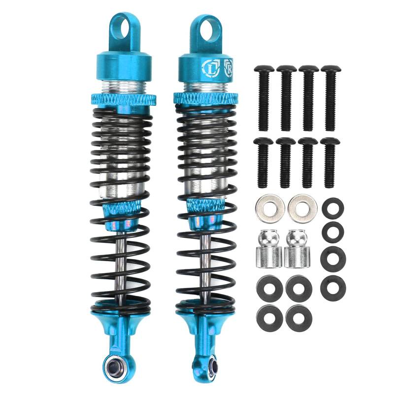 Culnflun RC -Stoßdämpfer, 2pcs 100 mm RC Metall -Stoßdämpfer Dämpfer Set für HSP RGT Himoto Redcat 1/10 RC Car (Blau) von Culnflun