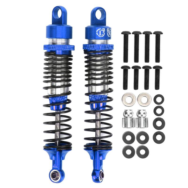 Culnflun RC -Stoßdämpfer, 2pcs 100 mm RC Metall -Stoßdämpfer Dämpfer Set für HSP RGT Himoto Redcat 1/10 RC Car (Dunkelblau) von Culnflun