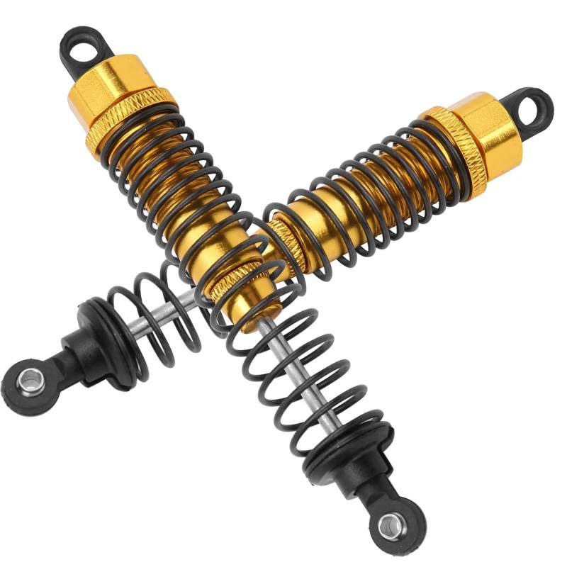 Culnflun RC -Stoßdämpfer, 2pcs 108 mm RC Metall -Stoßdämpfer Dämpfer für Schrägstriche 2WD RC -Auto -Upgrade -Teile (Golden) von Culnflun