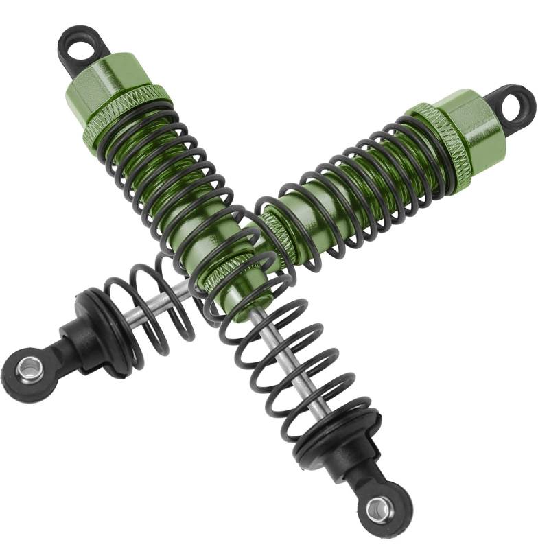 Culnflun RC -Stoßdämpfer, 2pcs 108 mm RC Metall -Stoßdämpfer Dämpfer für Schrägstriche 2WD RC -Auto -Upgrade -Teile (Grün) von Culnflun