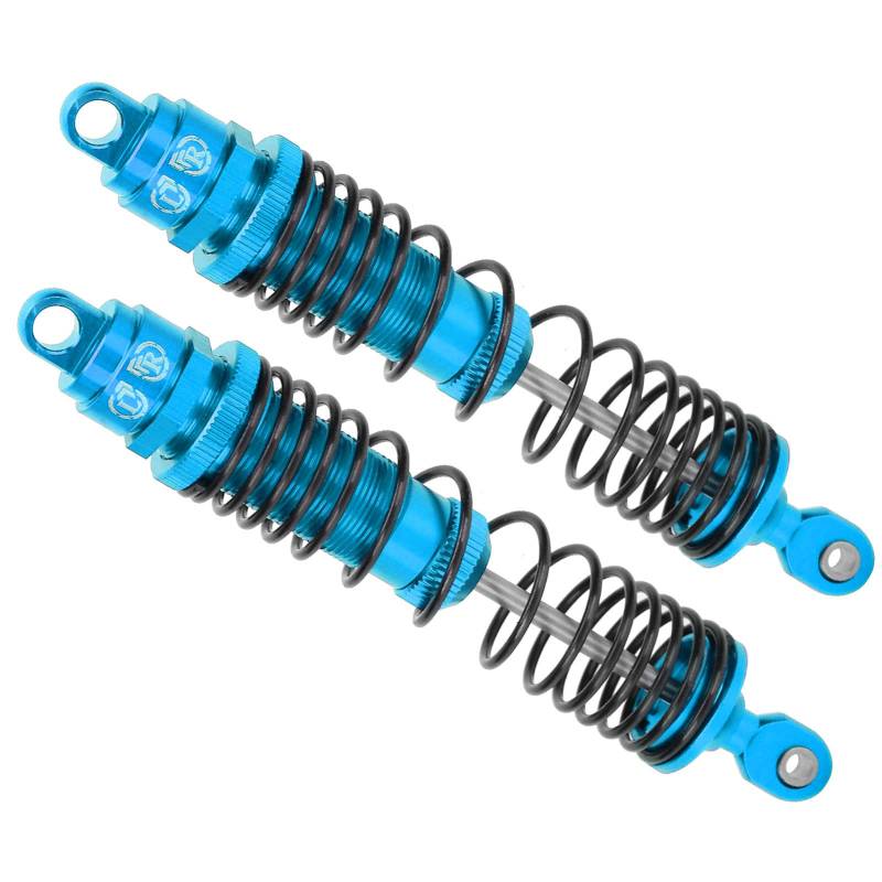 Culnflun RC -Stoßdämpfer, 2pcs 110 mm RC Metall Heck -Stoßdämpfer Dämpfer für Schrägstriche 1/10 RC -Autoteile (Blau) von Culnflun