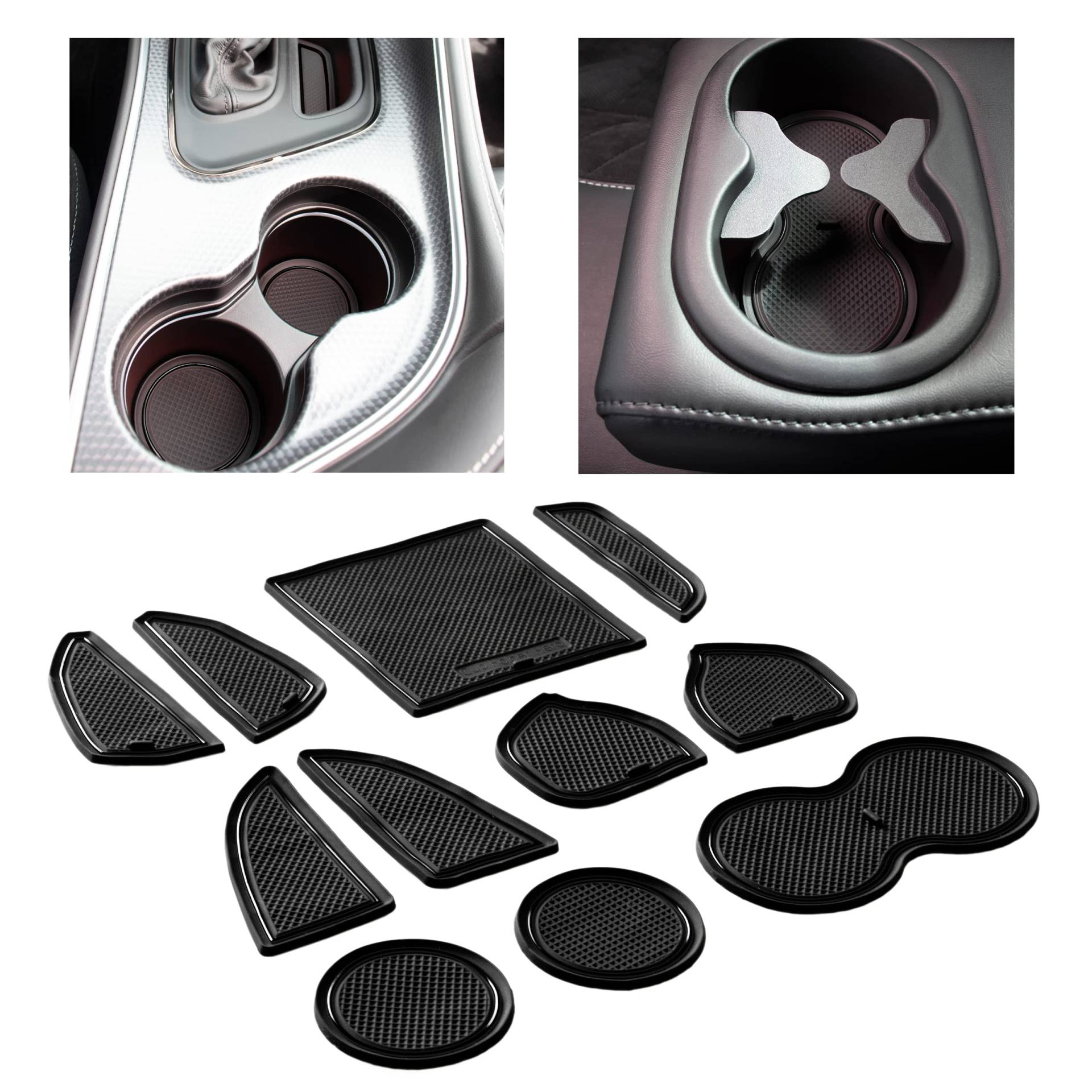 CupHolderHero Dodge Challenger 2015-2020 – Premium Becherhalter-Set Schwarz 3.5GenDodgeChallengerCupLiner11Black CupHolderHero Dodge Challenger 2015-2020 – Premium Becherhalter-Set Schwarz 3.5GenDodgeChallengerCupLiner11Black von CupHolderHero
