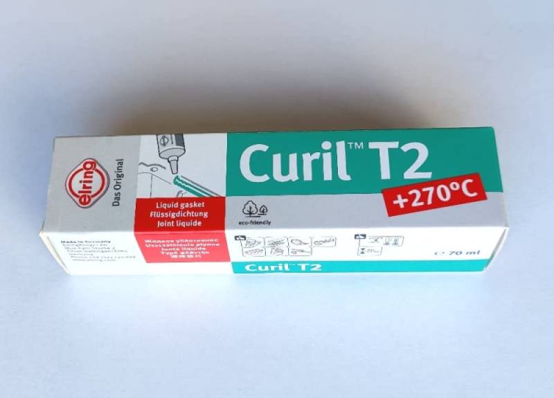 Dichtungsmasse Curil T2 Flüssigdichtung Dichtmittel, 70ml, Nicht aushärtend, hochhitzbeständig -55° bis +250°C von Homry