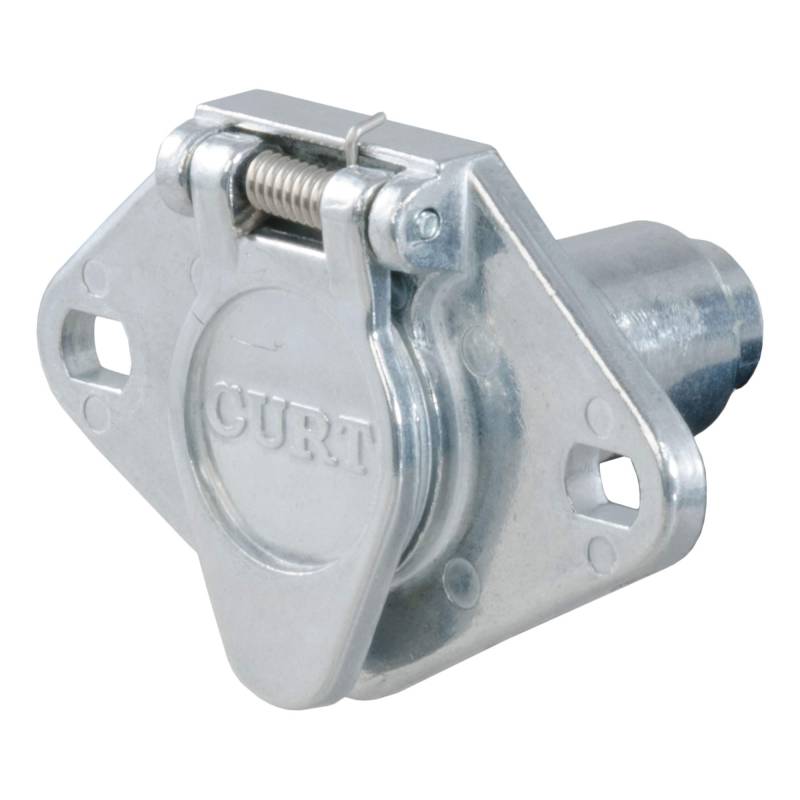 Curt 58070 4-Wege-Rund Stecker Sockel von Curt Manufacturing