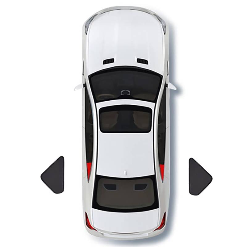Auto Sonnenschutz Sonnenblende für Mercedes-Benz GLC 2016 2017 2018 2019 2020 2021 2022 2023 Magnetisch Seitenfenster Sonnenblenden Uv-Schutz Voller Schatten Vorhang, Triangular von Cusstally