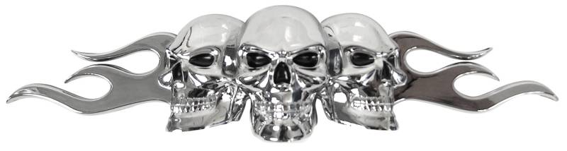 Custom Accessories 98076 Flaming Skull Emblem von Custom Accessories
