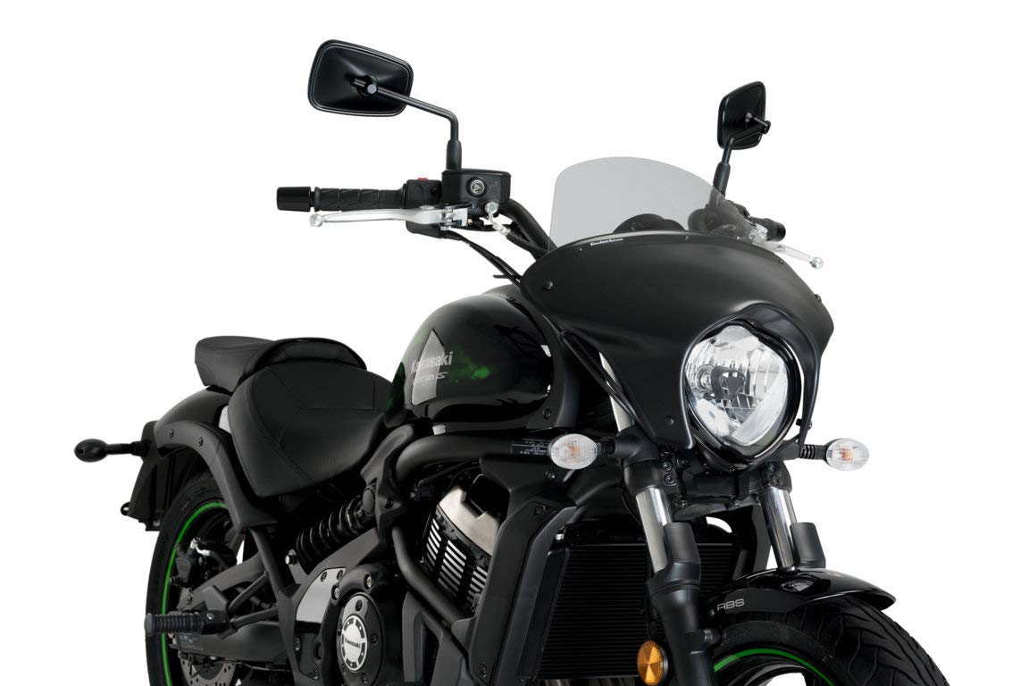 Batwing SML Langer Bildschirm Stak Getönt Puig ref.21076H für Kawasaki Vulcan S 17'-22', Kawasaki Vulcan S Café 17'-22' von Customacces