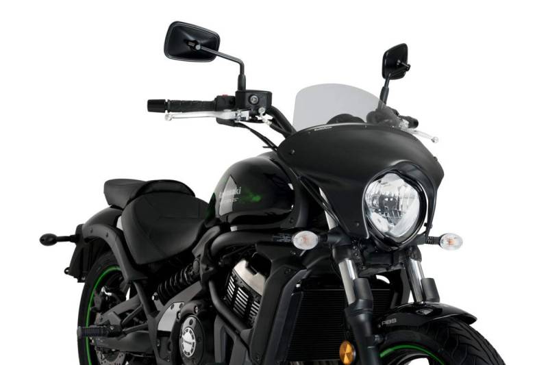 Batwing SML Langer Bildschirm Stak Getönt für Kawasaki Vulcan S 17'-22', Kawasaki Vulcan S Café 17'-22' von Customacces