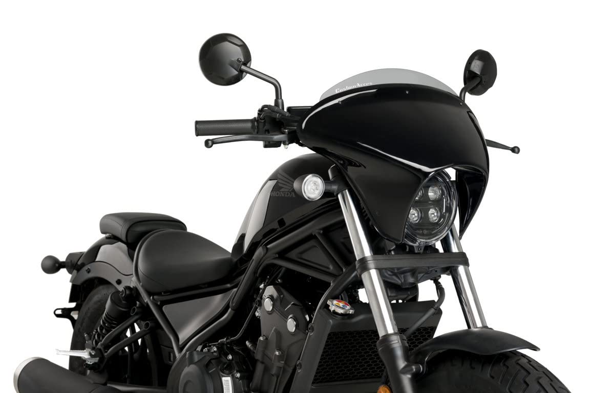 Batwing SML Kurzer Bildschirm Transparent für Honda CMX 500 Rebel 20'-22' Batwing SML Kurzer Bildschirm Transparent für Honda CMX 500 Rebel 20'-22' von Customacces