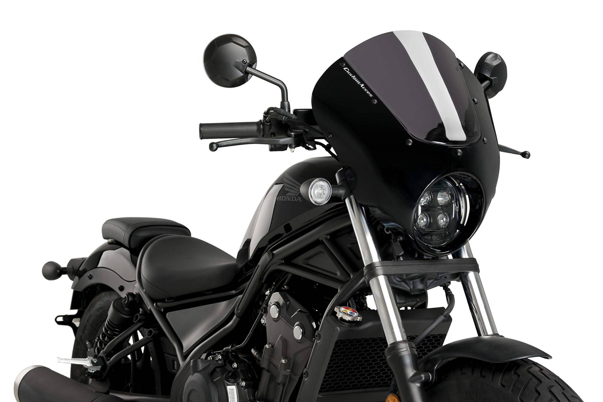 Customacces Verkleidungscheibe Modell Dark Night Getönt für Honda CMX 500 Rebel 20'-22' Customacces Verkleidungscheibe Modell Dark Night Getönt für Honda CMX 500 Rebel 20'-22' von Customacces