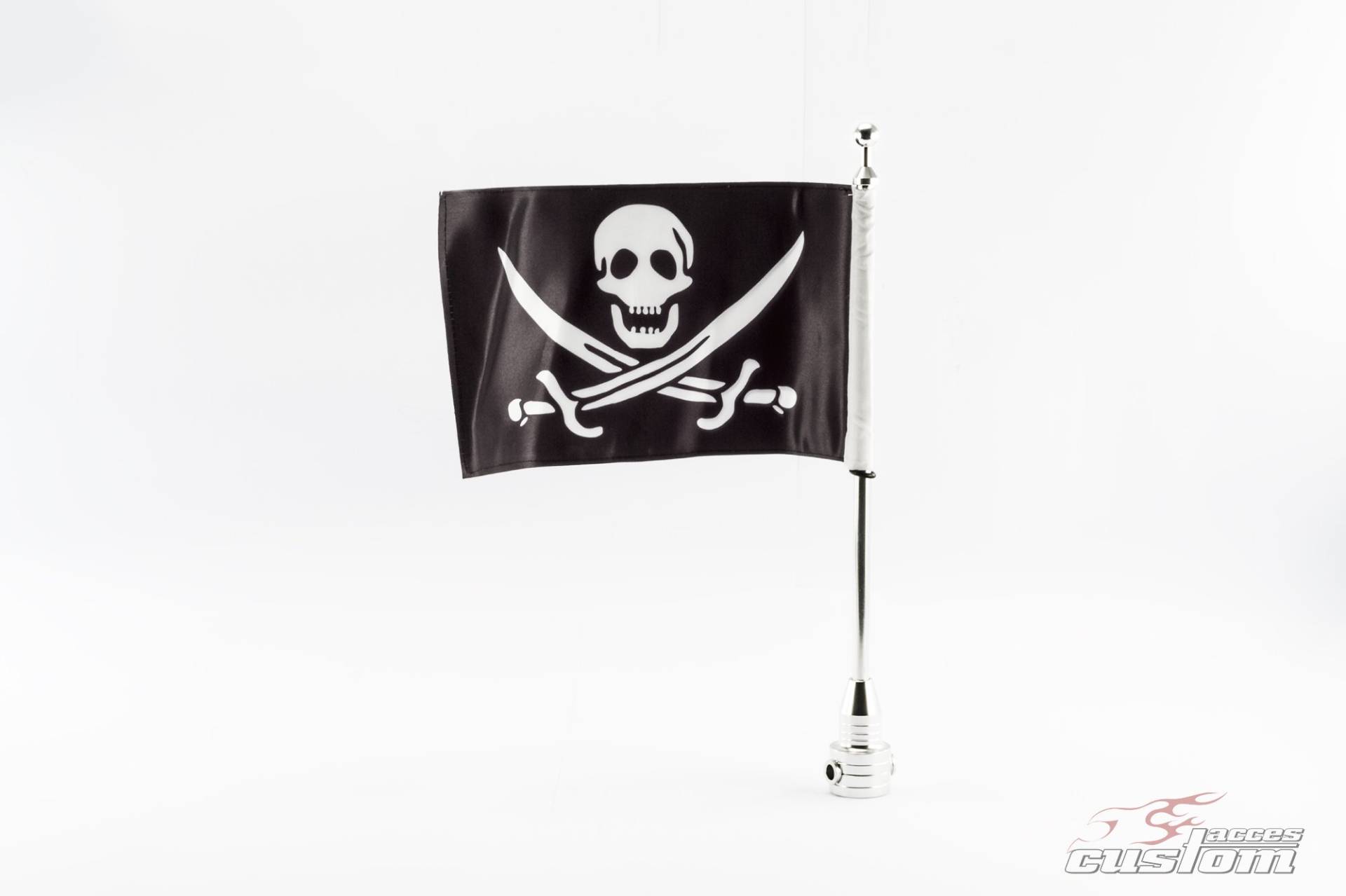 Customacces FLA001N Mast und Pirat Flagge von Customacces