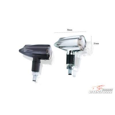 Customacces IC0001J Blinker Set Cruz Model Transparent Glas Homologiert von Customacces