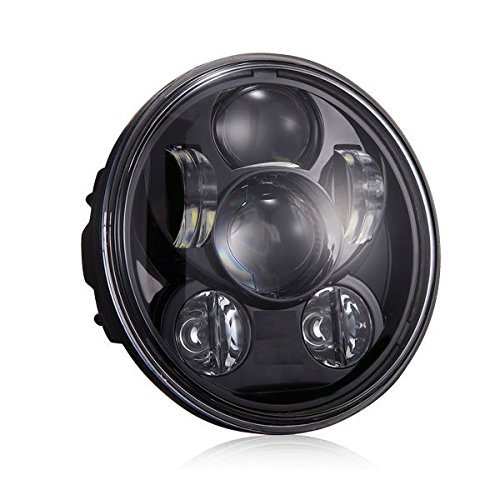 Customacces LED Scheinwerfer 5.75" Modell Ovni II Harley Davidson Sportster 1200 Forty-Eight 04'-19' von Customacces