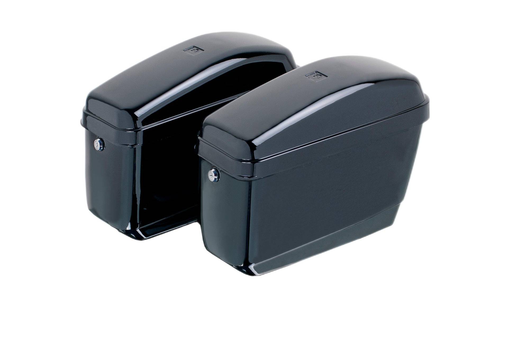 Customacces Starre Satteltaschen Set Modell S ARS003N mit Universalstützen KF0002N, Schwarz, Größe Size Customacces Starre Satteltaschen Set Modell S ARS003N mit Universalstützen KF0002N, Schwarz, Größe Size von Customacces