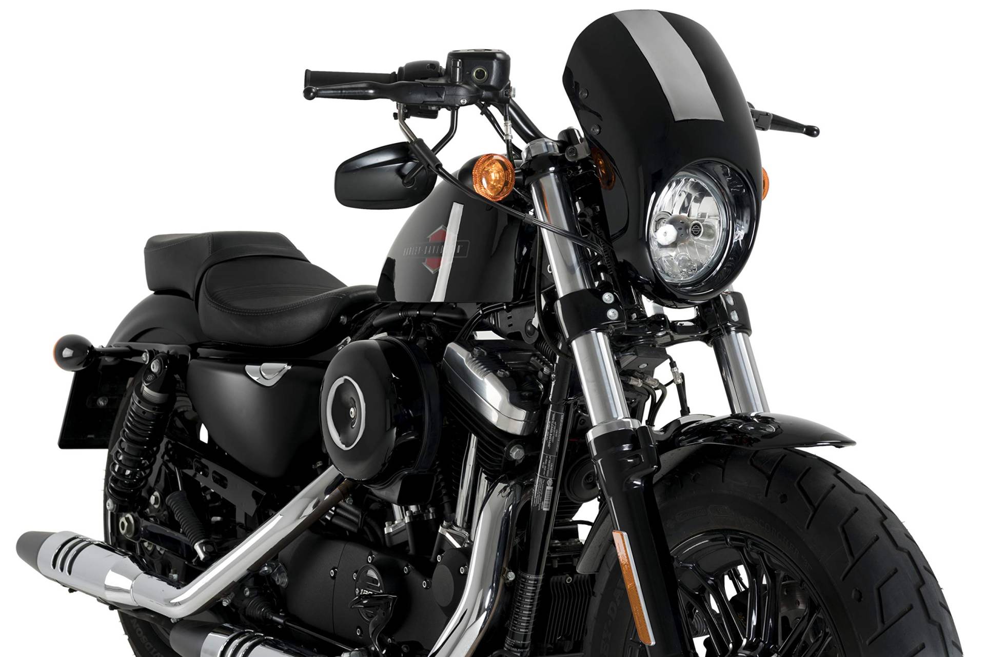 Customacces Verkleidungscheibe Modell Anarchy Schwarz für Harley Davidson Sportster 1200 Forty-Eight XL1200X 17'-19' Customacces Verkleidungscheibe Modell Anarchy Schwarz für Harley Davidson Sportster 1200 Forty-Eight XL1200X 17'-19' von Customacces