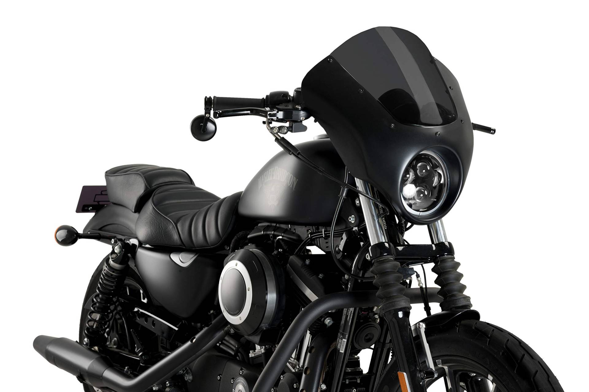 Customacces Verkleidungscheibe Modell Dark Night Stark Getönt für Harley Davidson Sporster Iron XL883N 09'-20' Customacces Verkleidungscheibe Modell Dark Night Stark Getönt für Harley Davidson Sporster Iron XL883N 09'-20' von Customacces