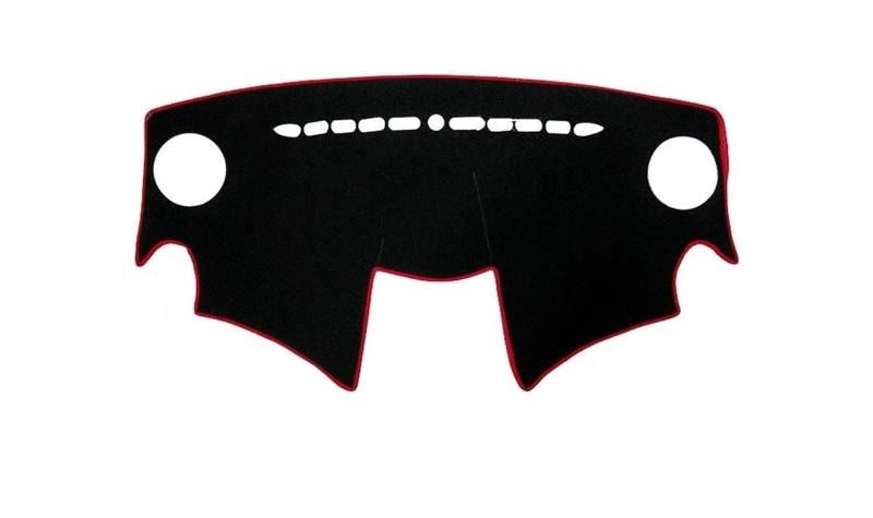 Auto Dash Mat Für Chevrolet Für Spark 2013 2014 2015 Auto Dashboard Abdeckung Dash Matte Sonnenschutz Anti-Uv Teppiche Auto Dashboard Cover(Red Edge) von Cvgffs
