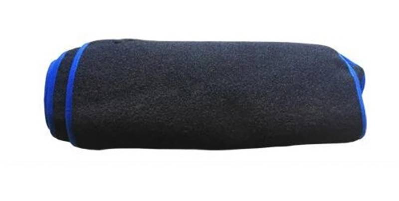Auto Dash Mat Für Dacia Für Duster 2014 2015 2016 2017 2 Lagige Auto Armaturenbrett Abdeckung Teppichumhang LHD Sonnenschutzpolster Teppich Dashmat Auto Dashboard Cover(Blau) von Cvgffs