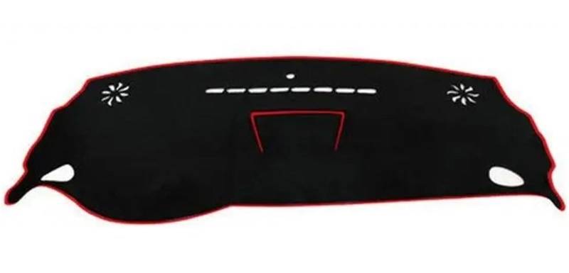 Auto Dash Mat Für JAC Für M5 2014 2015 2016 Auto Armaturenbrett Vermeiden Sie Lichtpad Instrumentenplattform Schreibtischabdeckung Matten Teppiche Zubehör Auto Dashboard Cover(RED) von Cvgffs