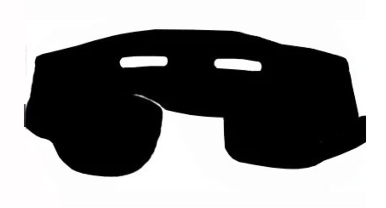 Auto Dash Mat Für Kangoo 2010-2019 2 Lagige Auto Armaturenbrett Abdeckung Armaturenbrett Matte Teppich Sonnenschutz Armaturenbrett Matte Auto Pad Anti-UV Auto Dashboard Cover(RHD Black) von Cvgffs