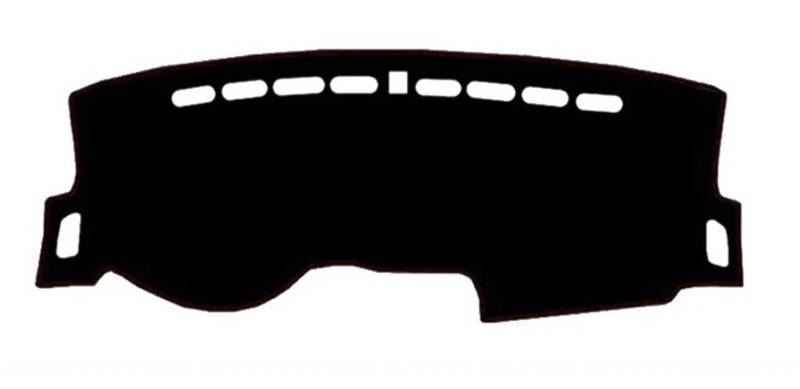 Auto Dash Mat Für Kia K3 Für Cerato 2019 2020 2021 2022 LHD RHD Auto 2 Lagige Armaturenbrettabdeckung Teppich Dashmat Dashmatte Kissen Anti Sonnenschutz Auto Dashboard Cover(LHD Black) von Cvgffs