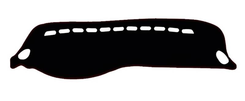 Auto Dash Mat Für Kia Pride Auto Armaturenbrett Abdeckung Teppich Pad Sonnenschutz Anti-UV-Anti Sonnen Teppich Dash Matte Auto Dashboard Cover(RHD Black Edge) von Cvgffs