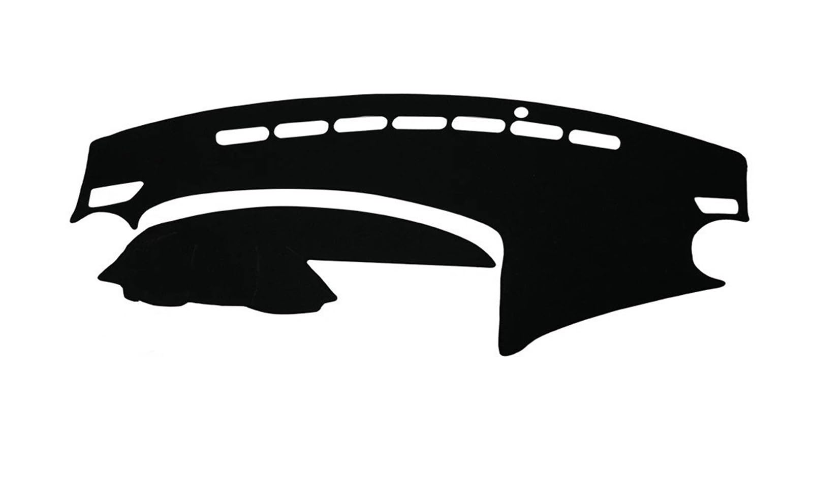 Auto Dash Mat Für Mazda 3 Für M3 BL 2009 2010 2011 2012 2013 Armaturenbrettmatte Sonnenschutz Anti-UV Teppiche Armaturenbrettabdeckung Auto Dashboard Cover(Black Polyester) von Cvgffs