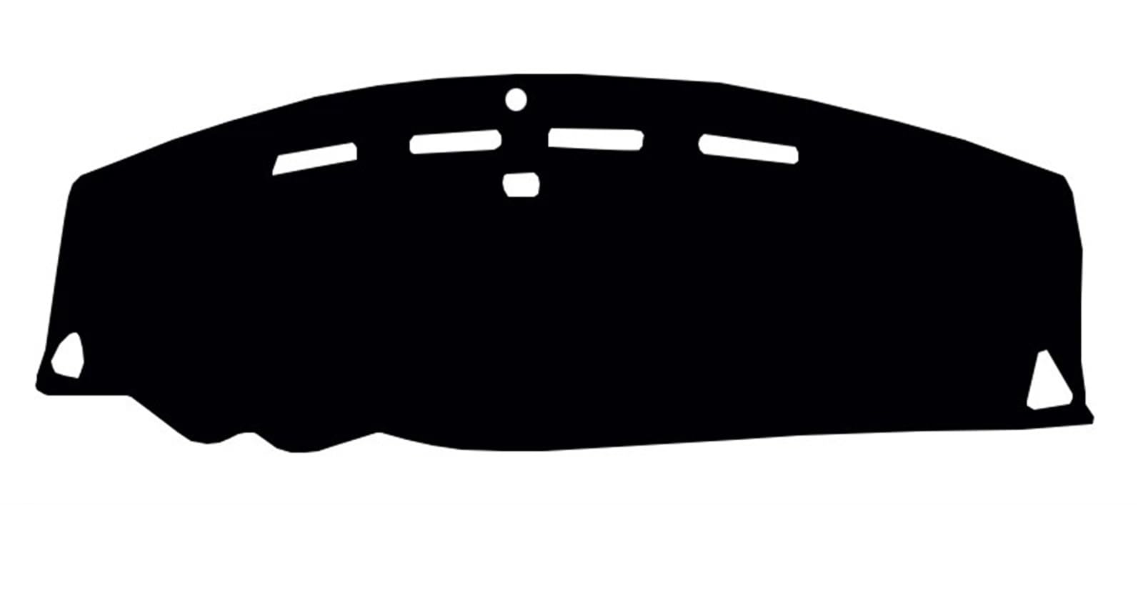 Auto Dash Mat Für Mitsubishi Für Outlander 2 Generation CW/ZG/ZH 2006–2012 Auto Armaturenbrett Abdeckung Armaturenbrett Matte Teppich 2 Lagiger Sonnenschutzumhang Auto Dashboard Cover(E) von Cvgffs