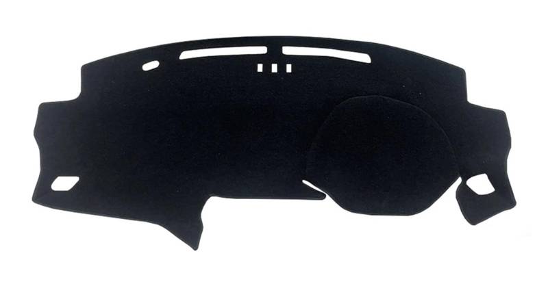 Auto Dash Mat Für Nissan Für Leaf 2017 2018 2019 2020 2021 2022 2023 EV Auto Dashboard Matte Sonnenschirm Schutz Teppich Auto Dashboard Cover(RHD Black) von Cvgffs